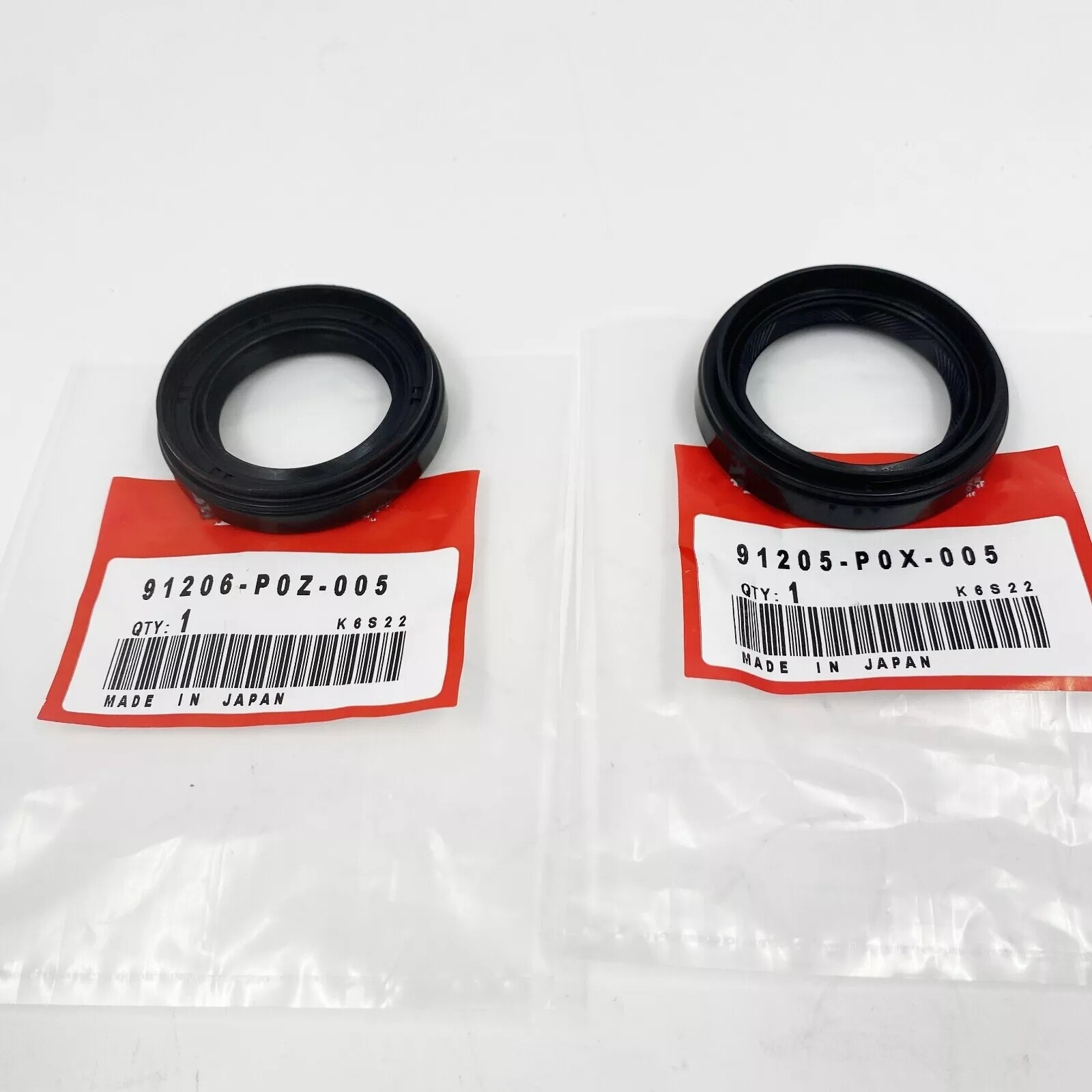 OEM! Left＆Right Side Drive Axle Seal Set for Acura Honda 91206P0Z005 91205P0X005
