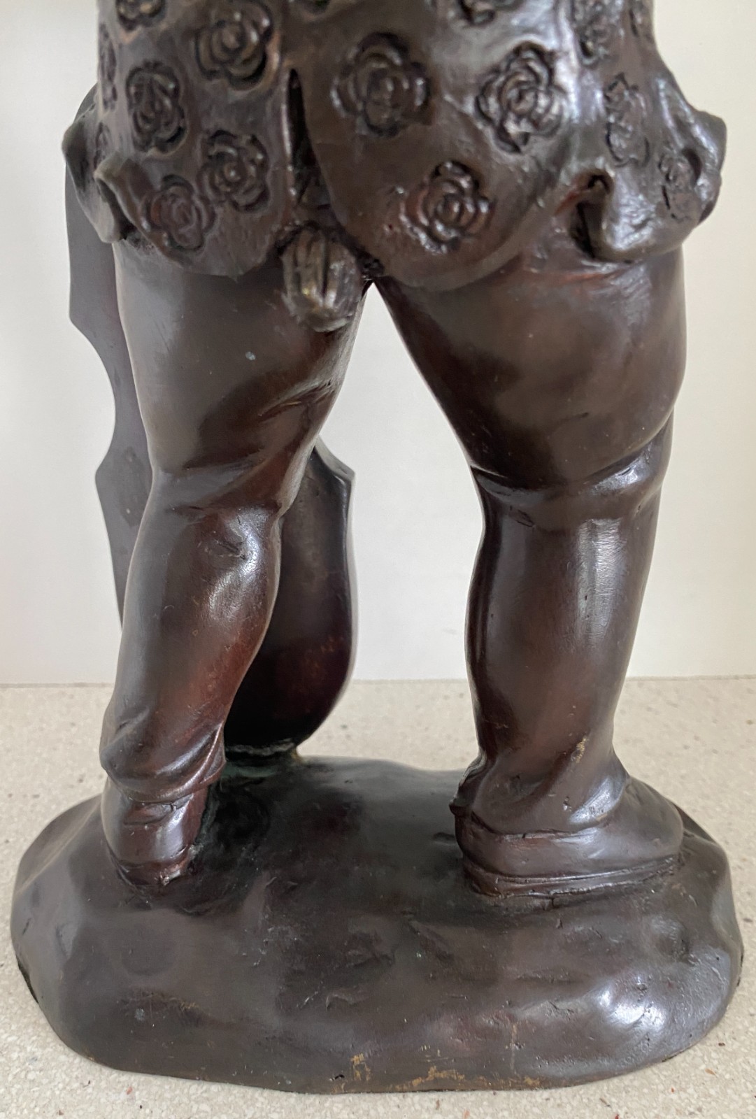 Vtg 17" Bronze Anthropomorphic Rabbit Sculpture Playing Cello Maitland Smith MCM