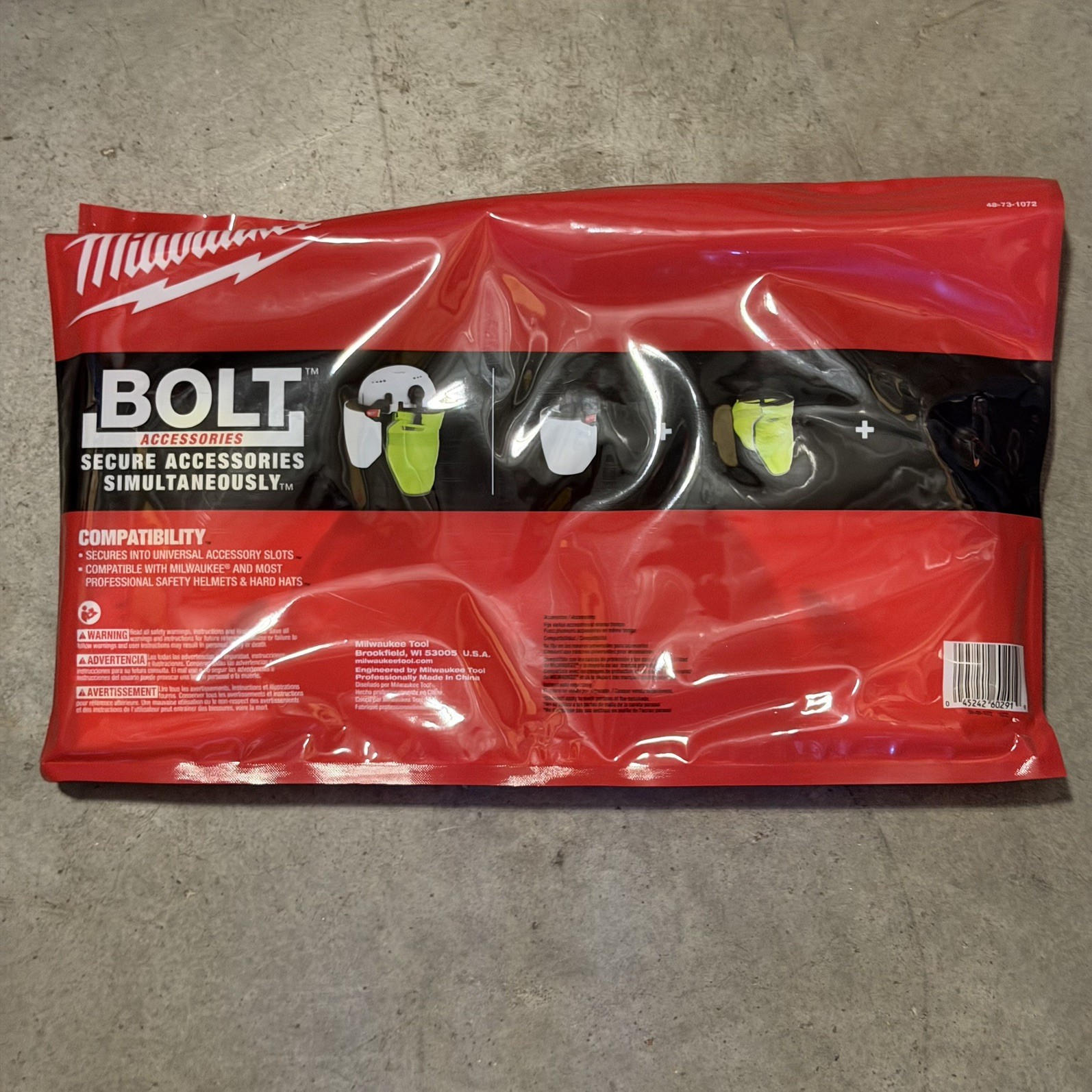 Milwaukee 48-73-1072 Bolt Sun Visor w/ Sunshade