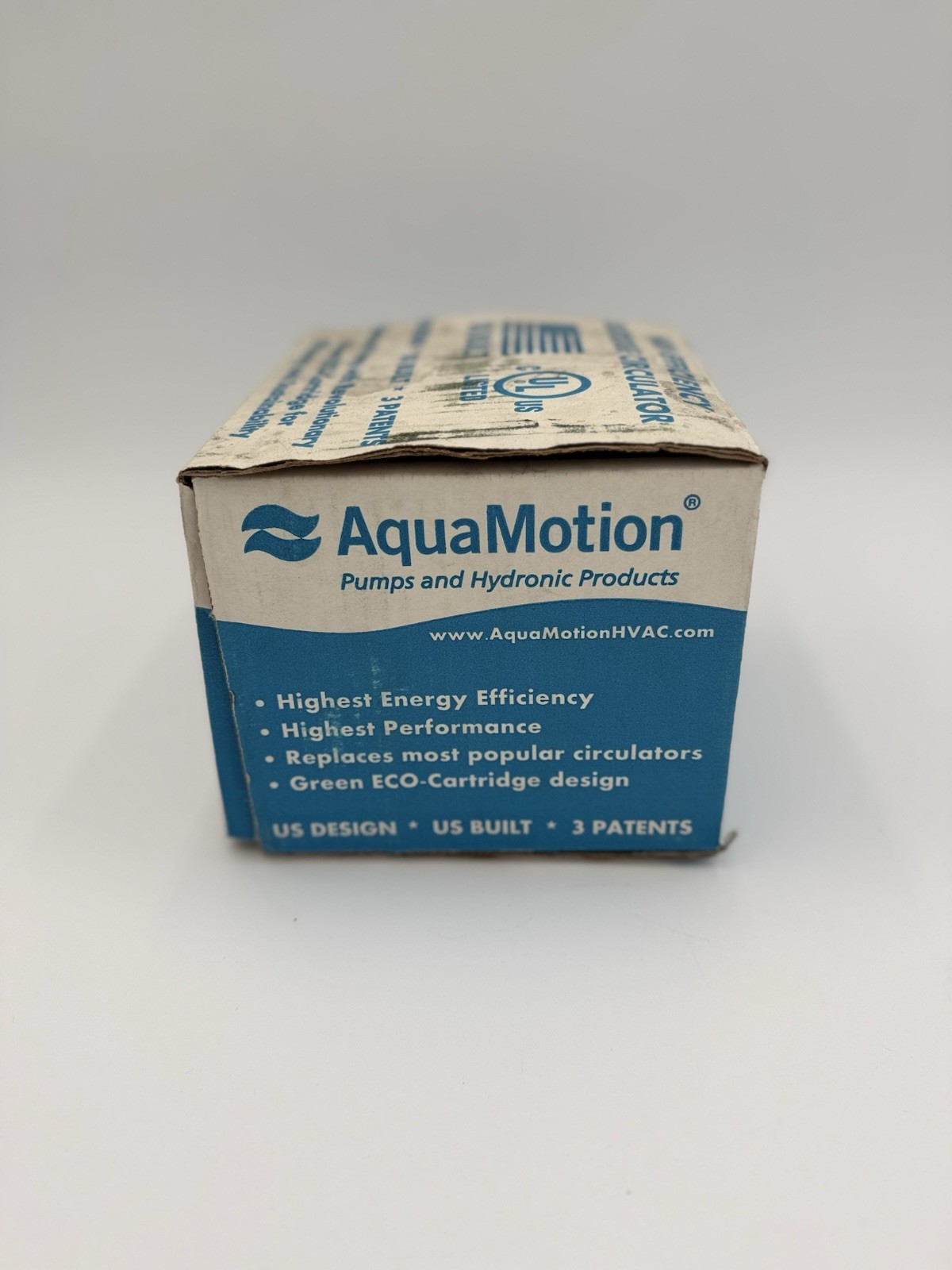 AquaMotion AMR-S3F1 Circulator Pump with Three Speed - Stainless Steel