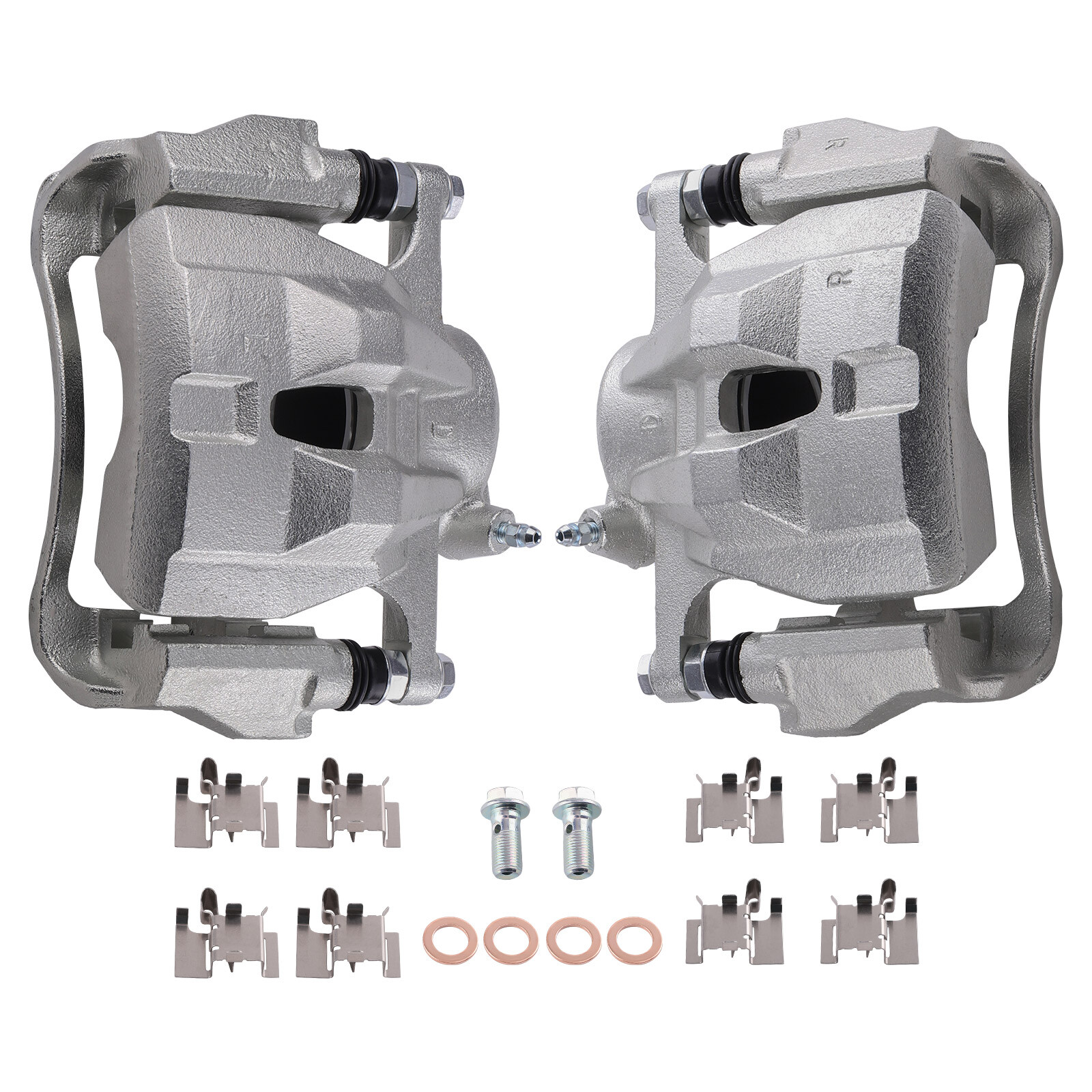 Front Brake Caliper for Toyota Corolla 2009-2019 Left Right Side w/ Bracket Set