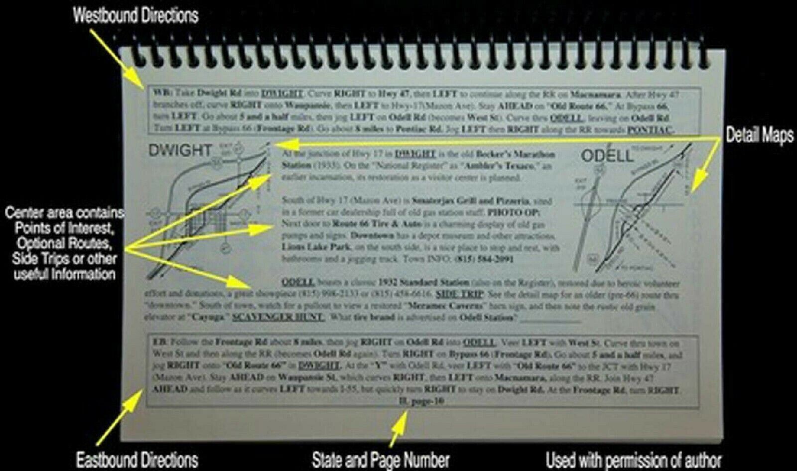 EZ 66 Guide for Travelers 5th edition (2023) Route 66 Maps - Jerry McClanahan