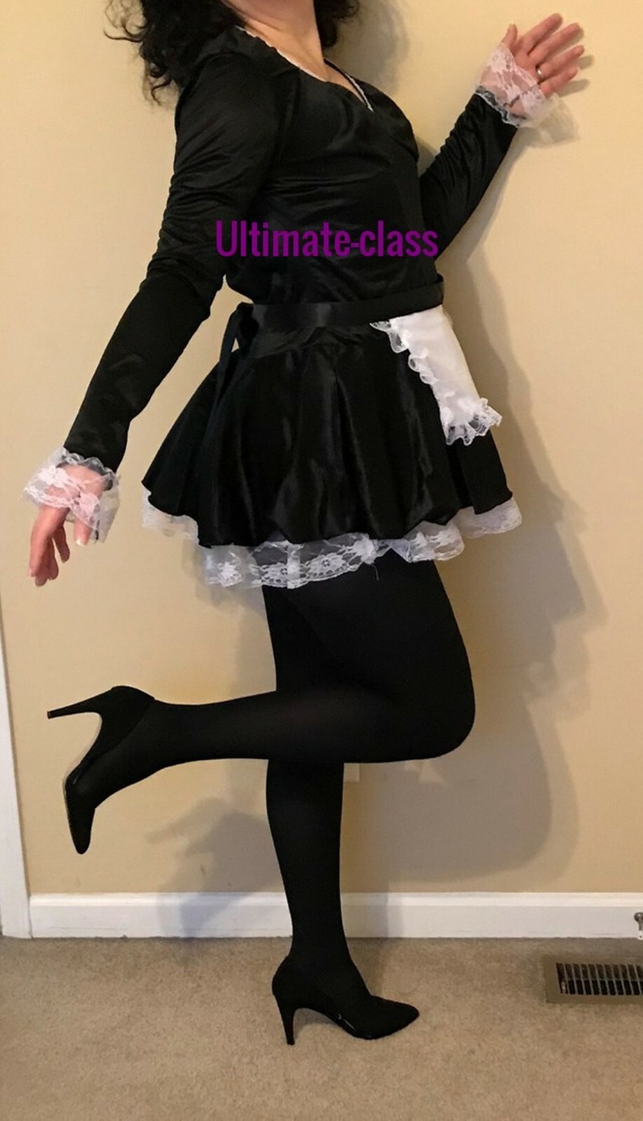 Elegant French Maid Costume size M L XL 2XL 3XL Fast U.S. Shipping Plus Size