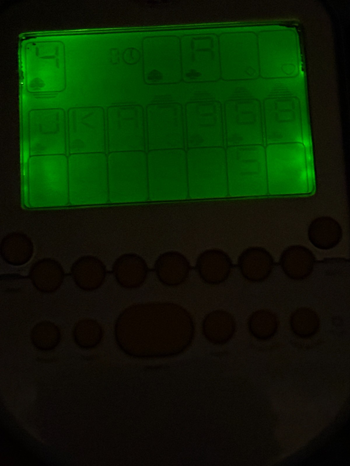 Radica Big Screen Solitaire Backlit Handheld Game Yellow 2008 Tested