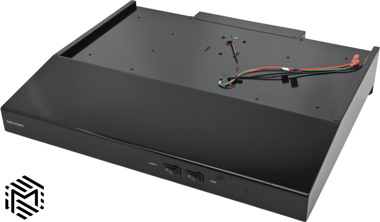 Scratched - Greystone CXW-30-CZ01 Range Hood – Black - RV Vent Hood - 12V 1A DC