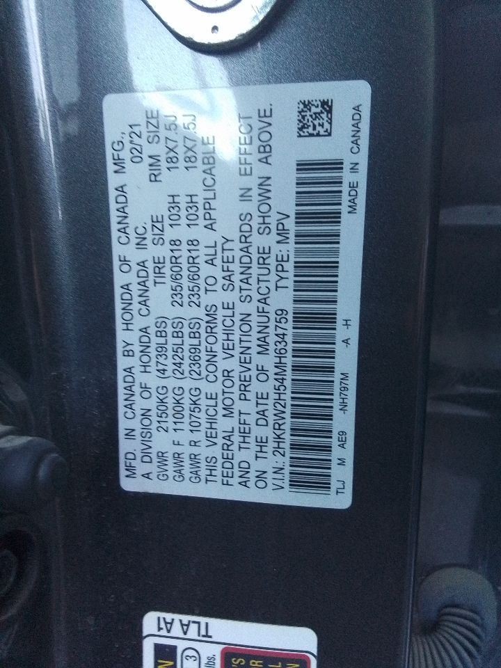 2018-2022 Honda CR-V 7" Display Screen w/o Navigation