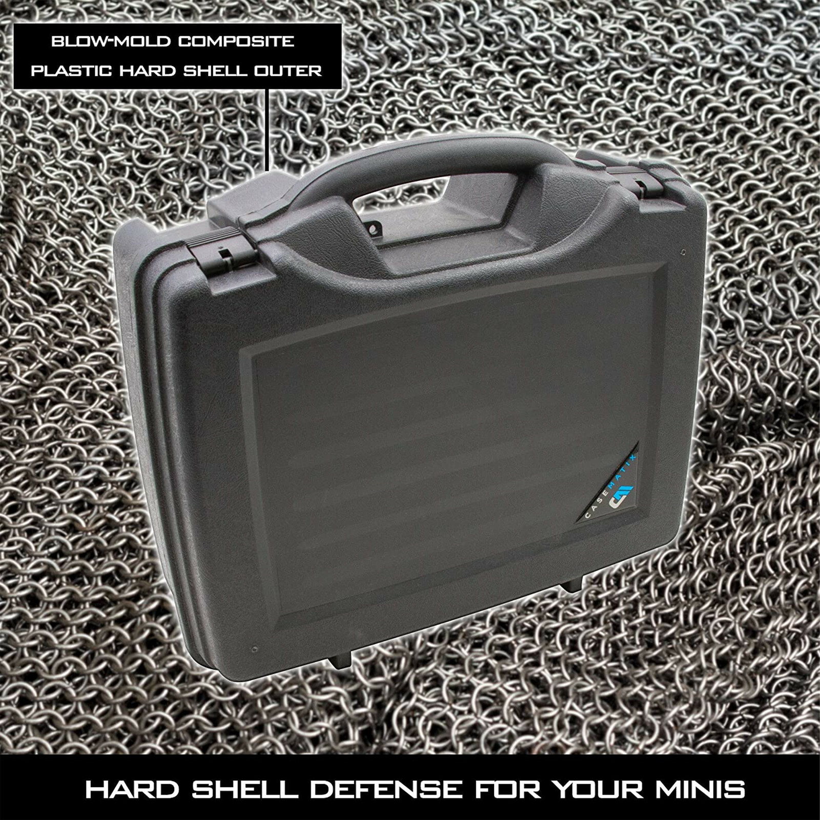 CM Miniature Hard Case 80 Slot Figurine Carrier for Miniatures for D&D and RPGs