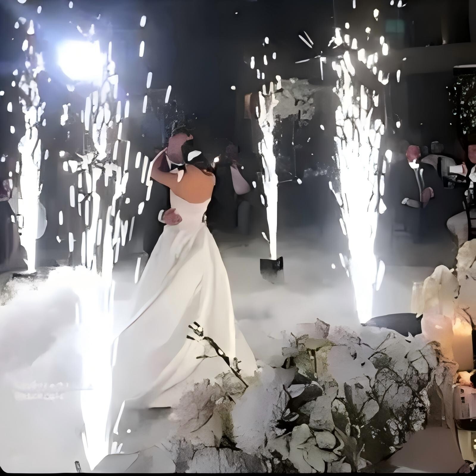 6Bags Cold Spark Machine Ti Powder 200g Bag 3-5M Range Stage EffectOutdoor 1.2kg