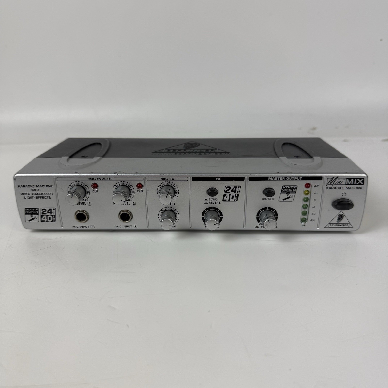 Behringer Minimix Mix800 Ultra-Compact Karaoke Machine No Power Cord