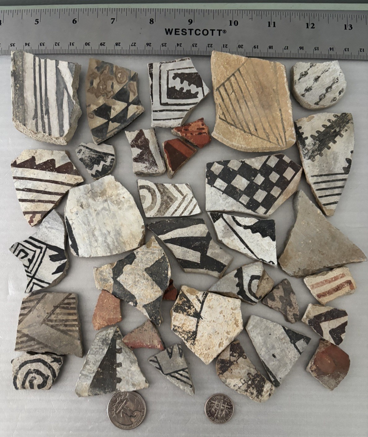 Ancient Anasazi Native American Pottery Shards Arizona L10-G FREE SHIP