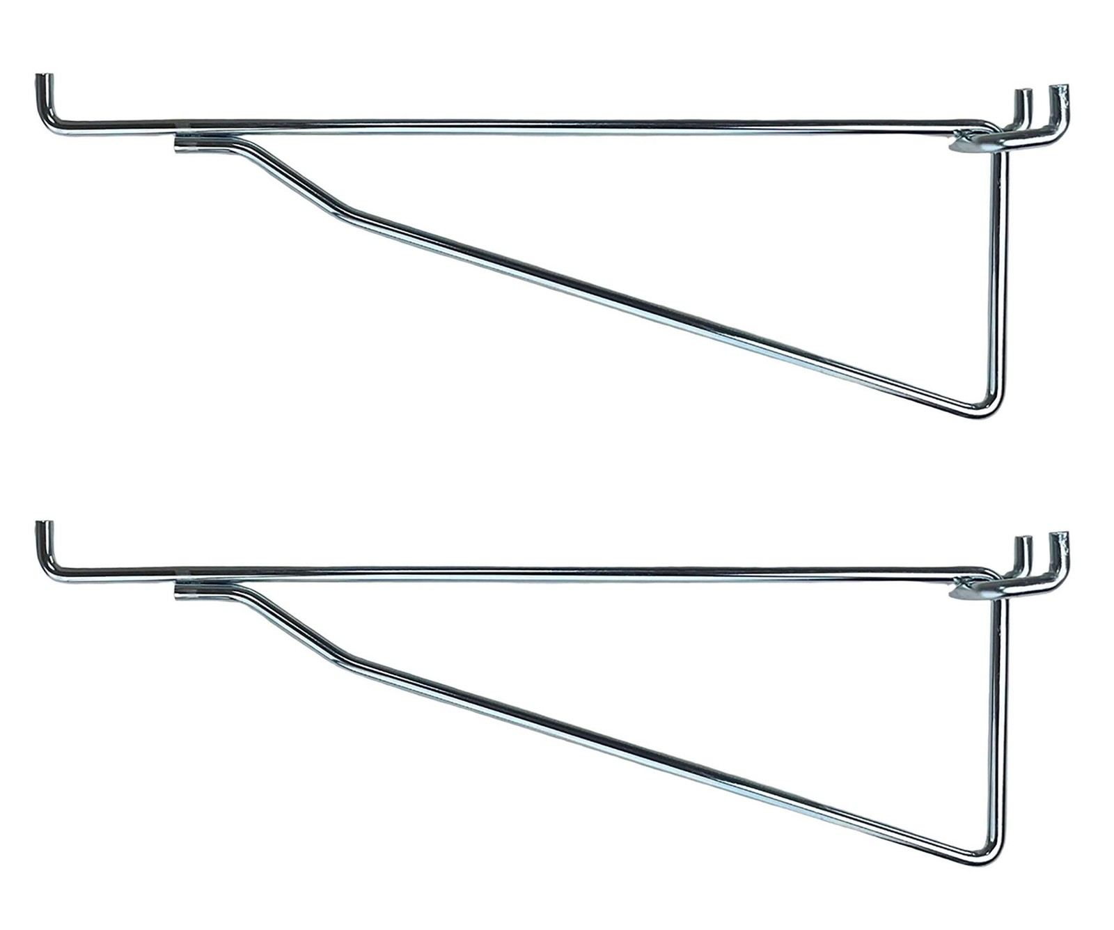 Metal Peg Hook Standard Steel Shelf Brackets for Pegboard & Slatwall