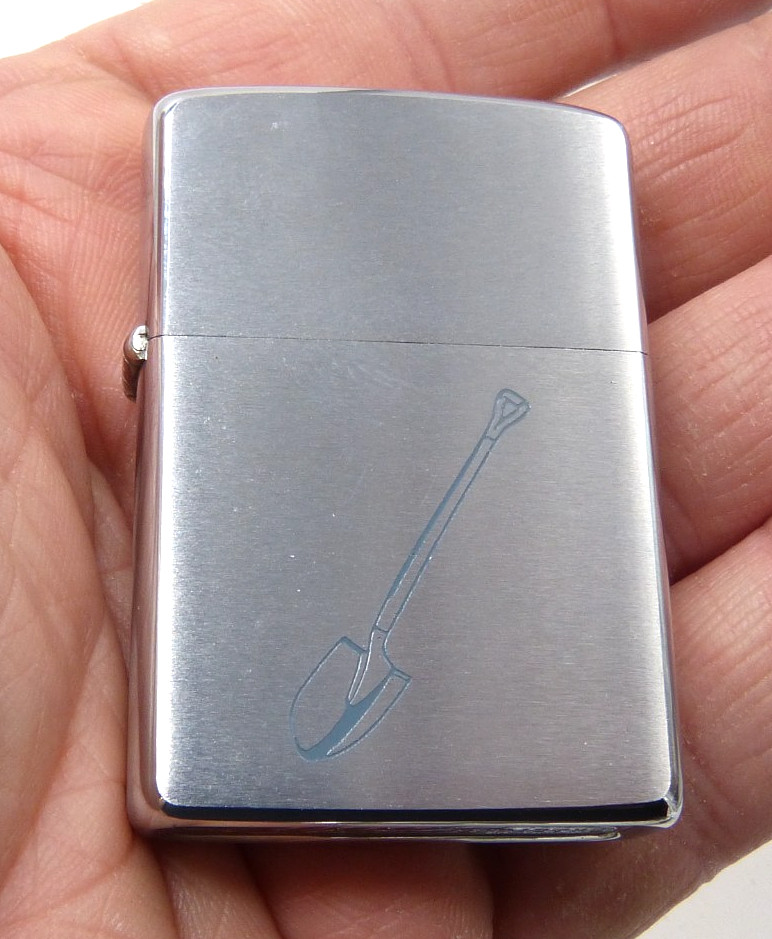 Vintage Unfired 1969 Zippo Lighter Ground Breaking NYC Water Tunnel No 3 1970