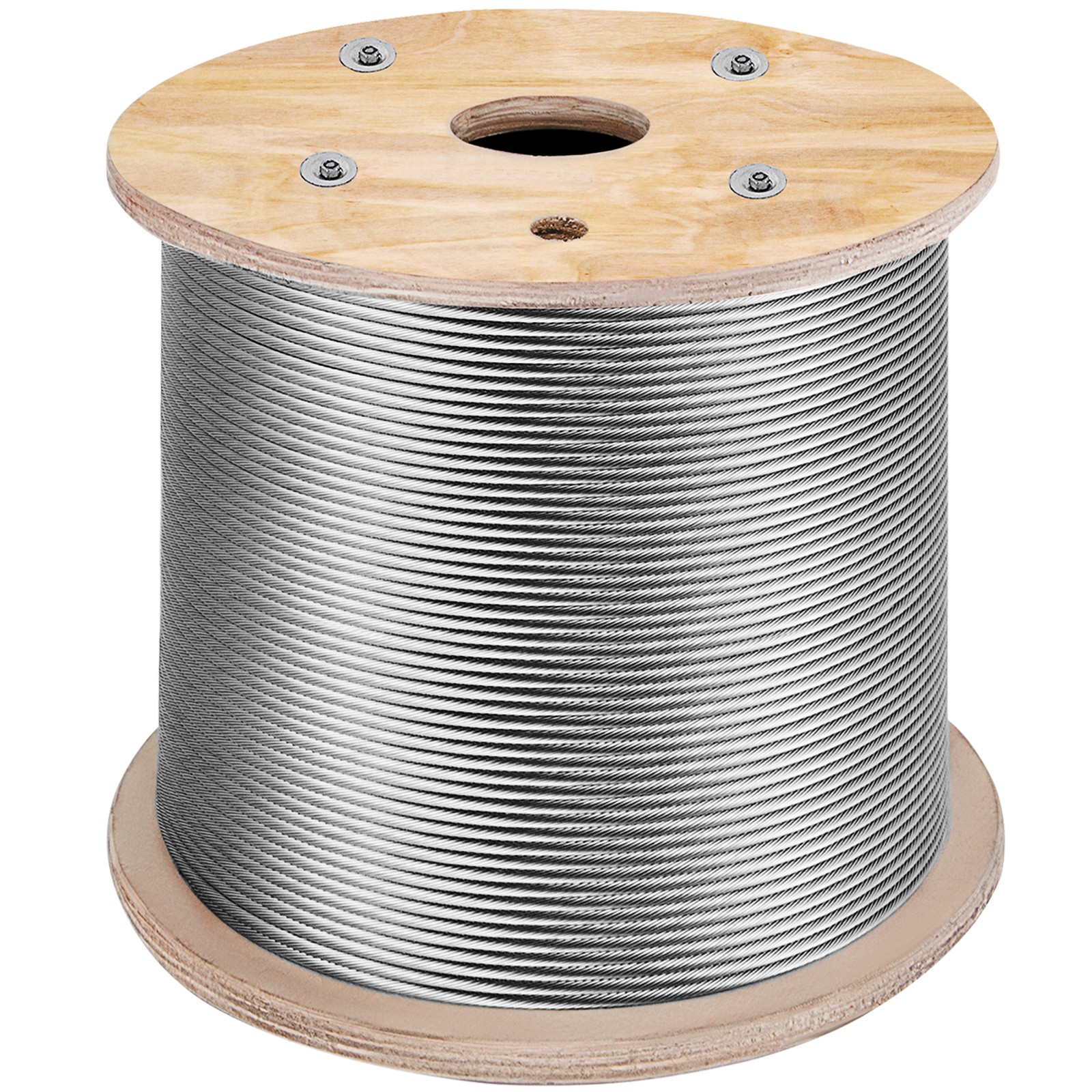Uimoso T316 Stainless Steel Cable 3/16"x1000ft Wire Rope Cable Railing 1x19