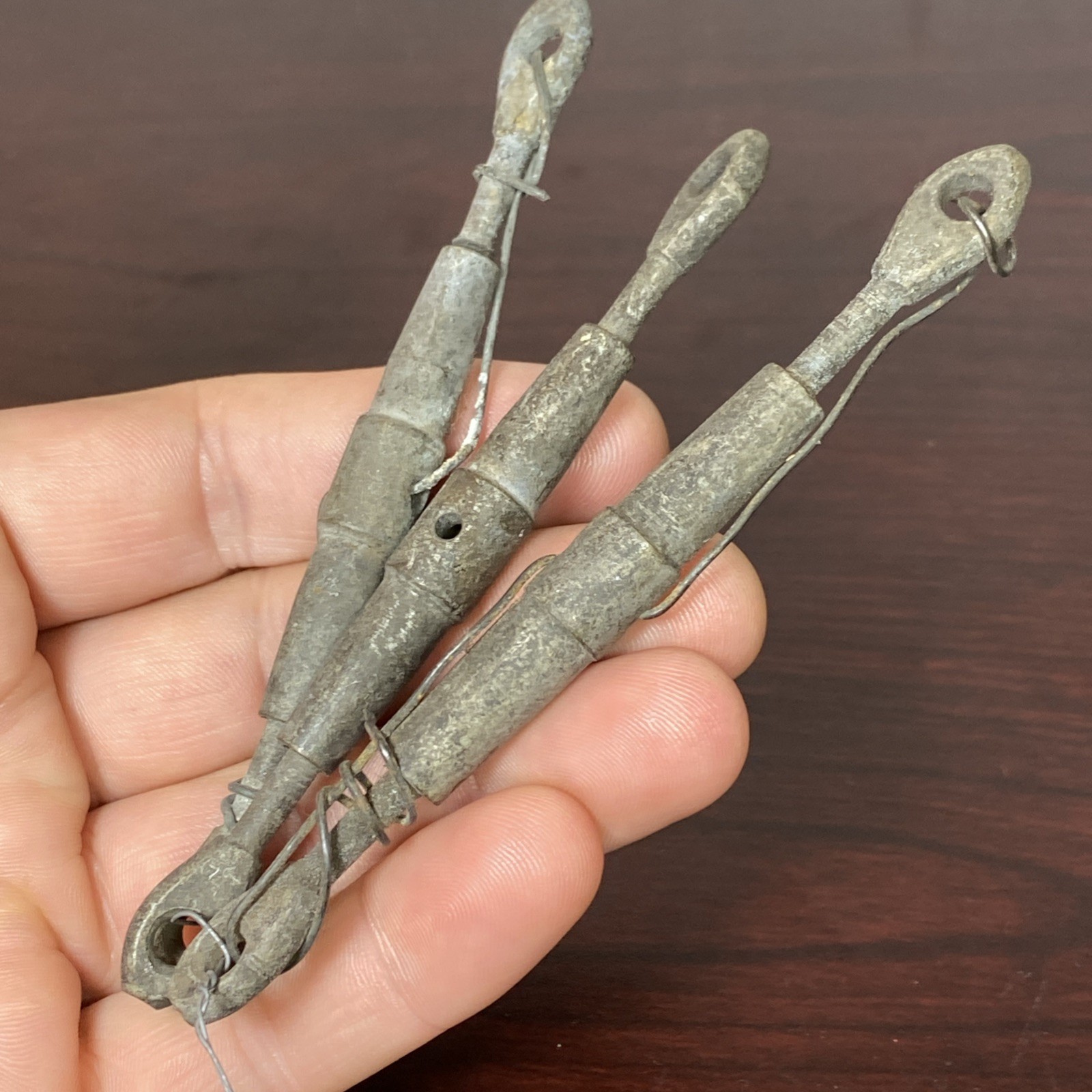 Vintage Lot Of 3 Marine (NON MAGNETIC) 4” Long Turnbuckles Maritime Sailboat