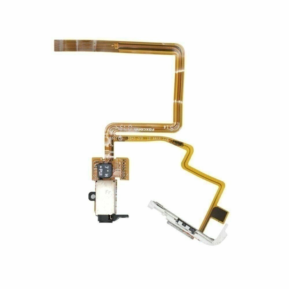 Thin Black Audio Headphone Jack & Hold Switch for iPod Classic 6th 7th Gen