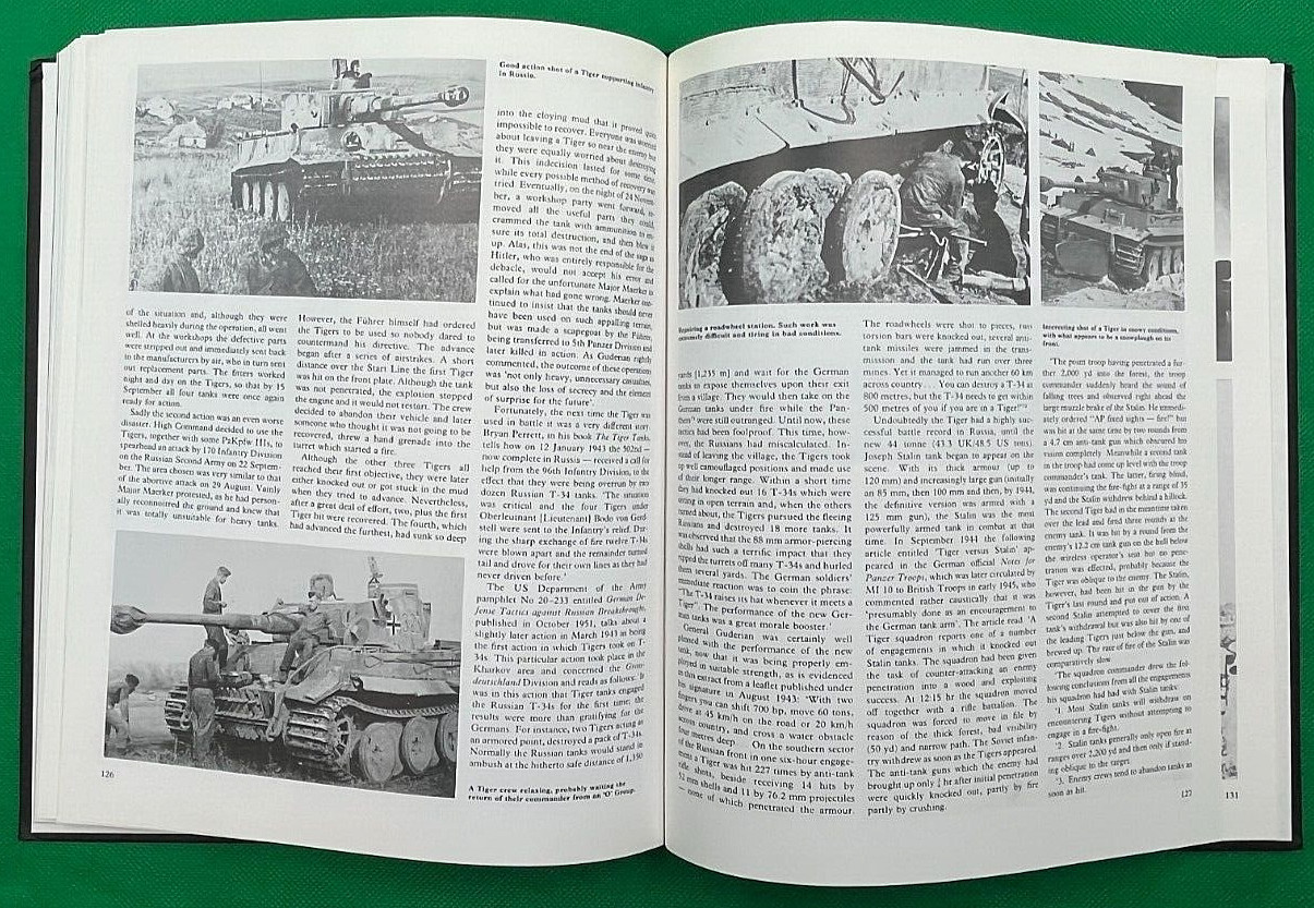 "GERMAN TANKS OF WORLD WAR TWO" BY GEORGE FORTY 1988 UK PRINTING