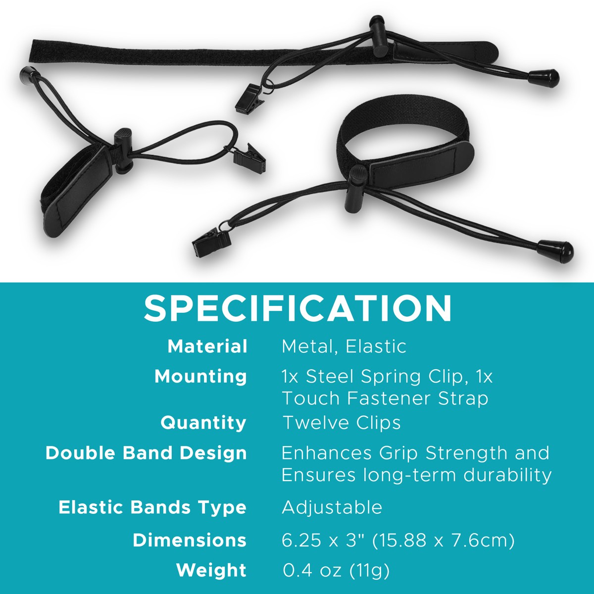 Flashpoint Background Clips, 12-Pack