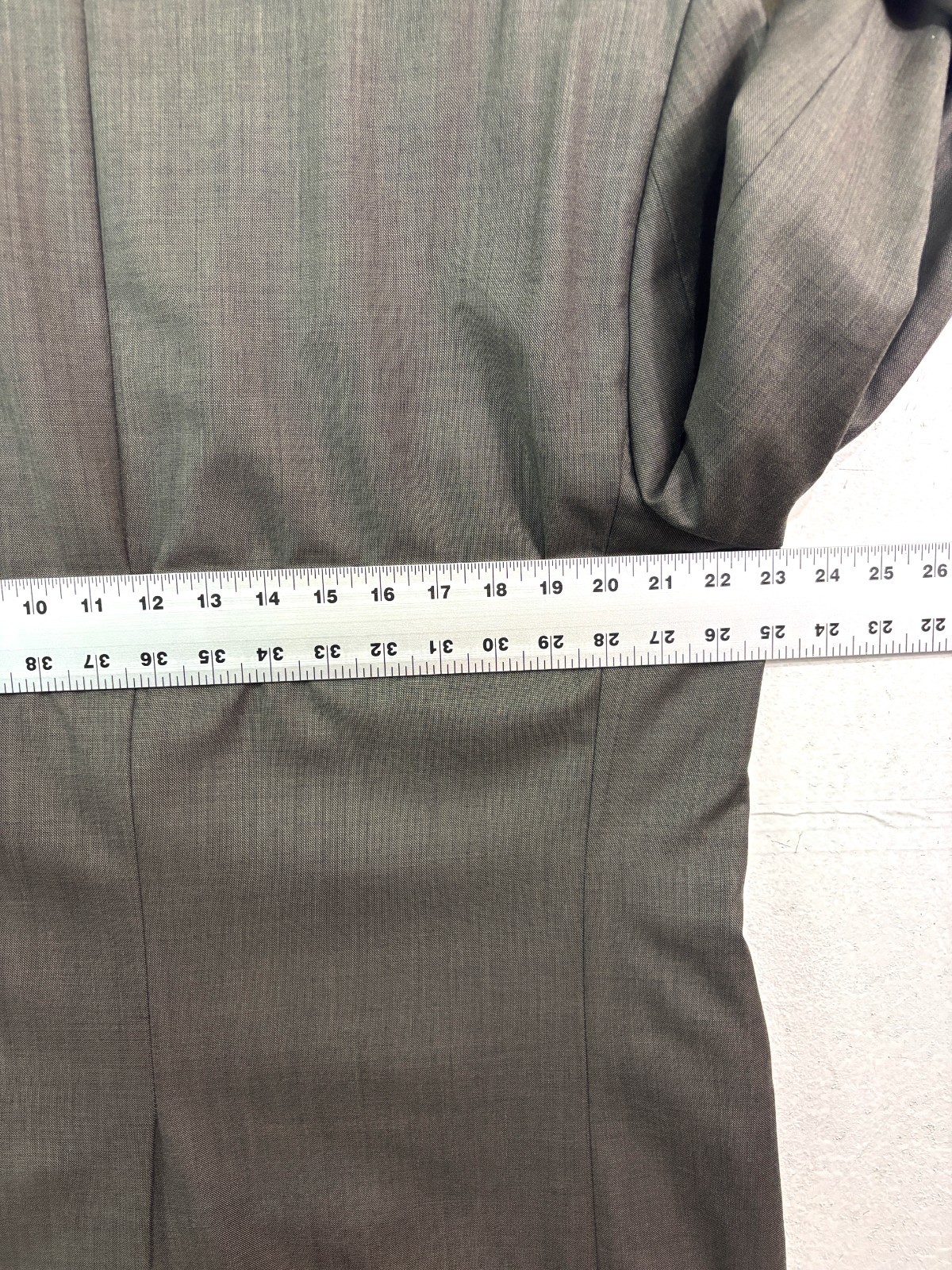 Ralph Lauren 44L 34x32 Green 2pc Pant Suit 100% Wool Pleated Cuffed Classic