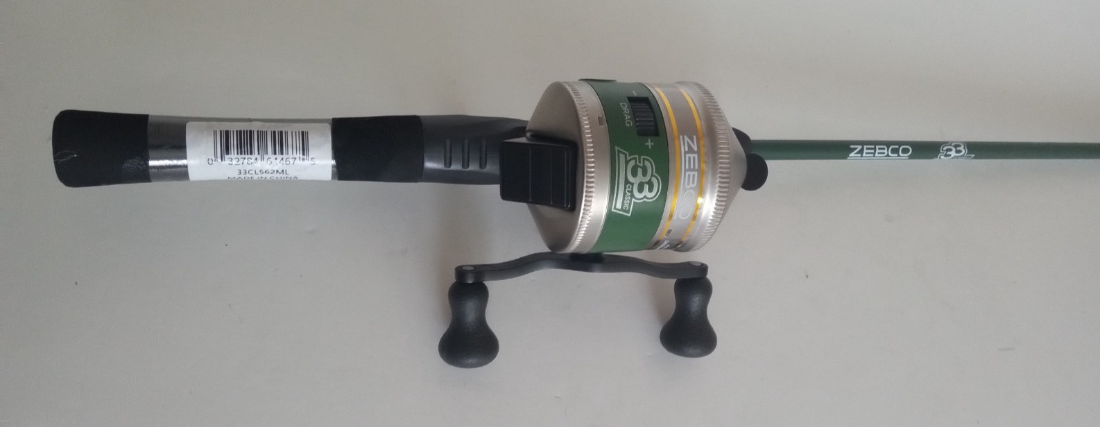 new Zebco 33 classic style combo green 33CL562MA Classic Spincast 5ft 6" Rod