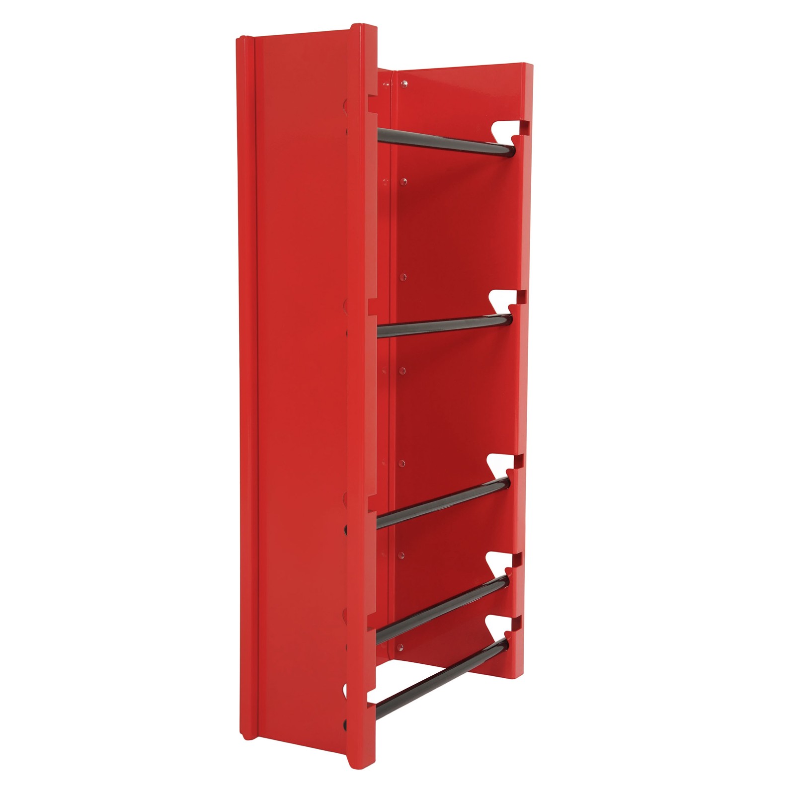 Red Wire Reel Holder 5 Rods Wire Spool Dispenser Rack For Industrial Electrical