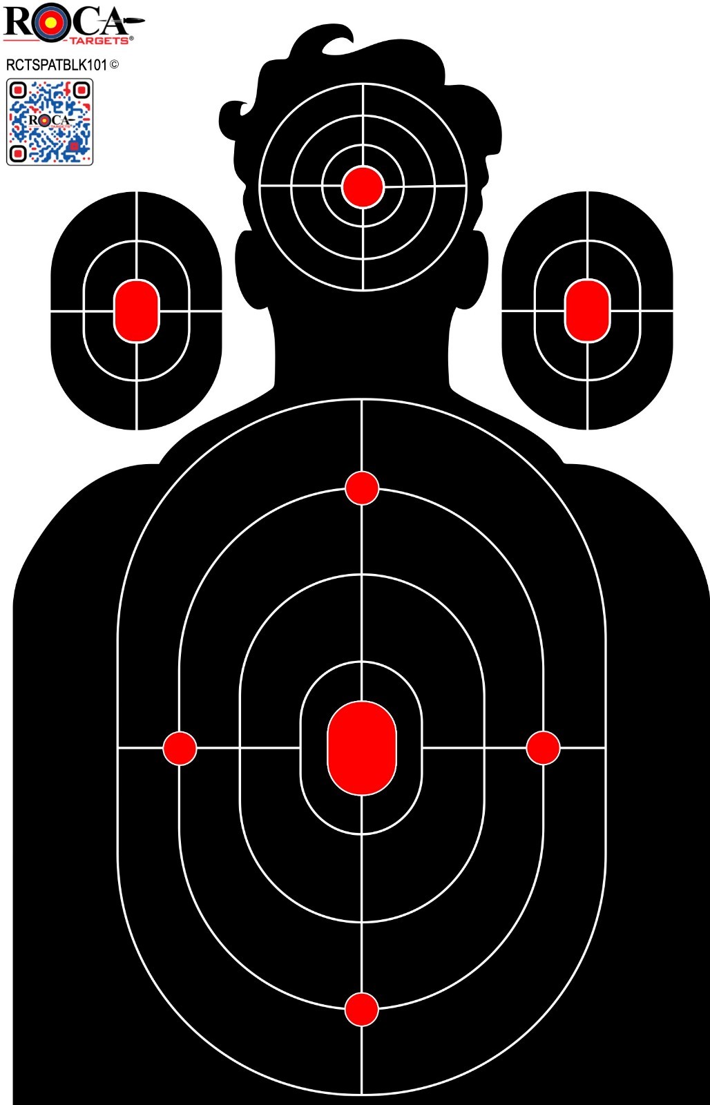 Target, Splatter Target, Reactive Target, Target Impact Burst LG 18"x24 " 10 Pk