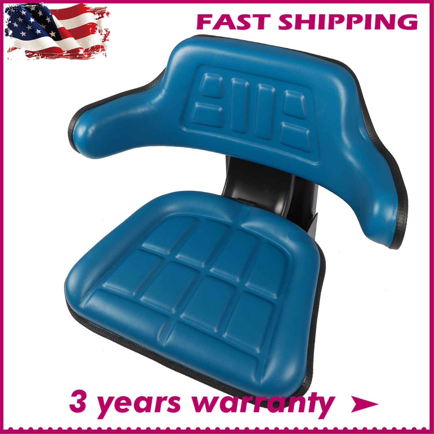 Blue Tractor Suspension Seat Fits For Ford 2000, 2600, 2610 3000 4000 3600 4600