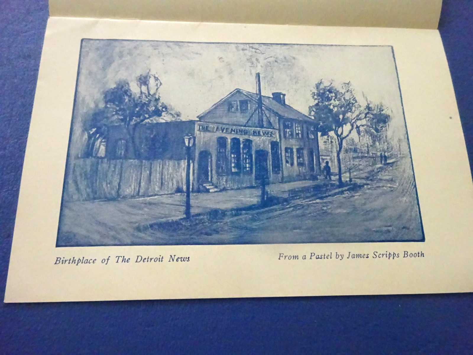 1932 Detroit News Tour Booklet, Publishing a Modern Newspaper