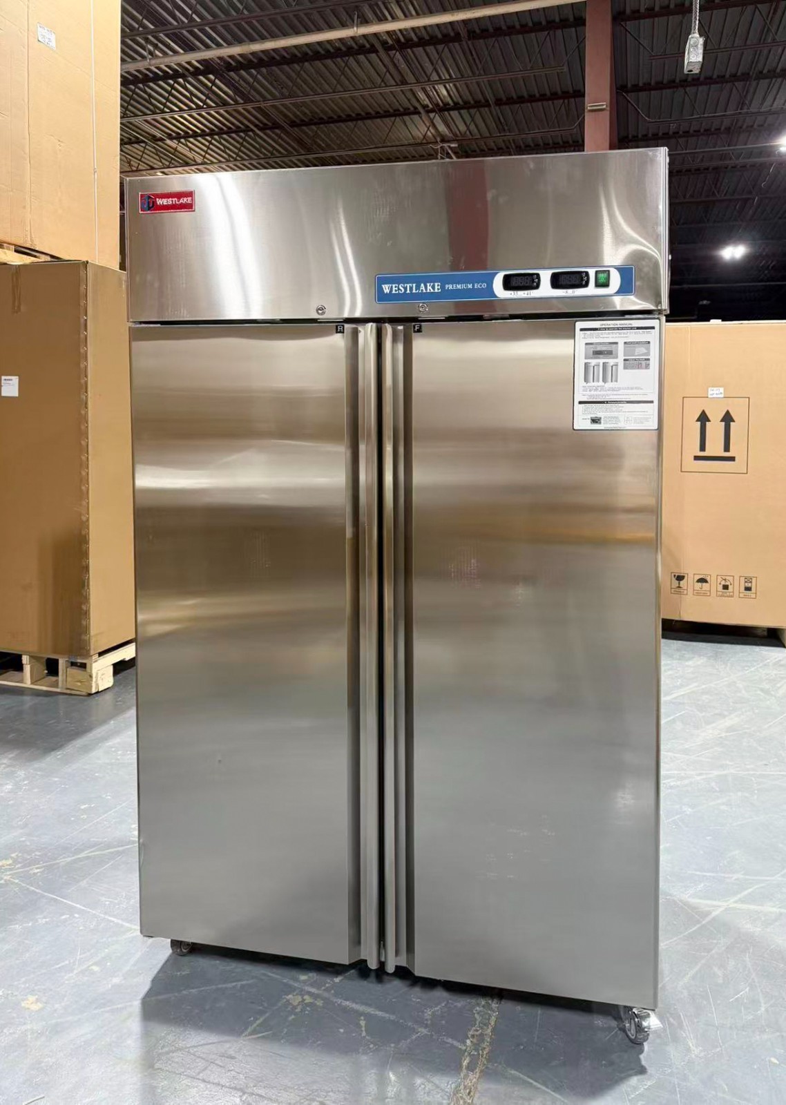 WESTLAKE 48" 2-Door Commercial Refrigerator Freezer Combo - DAMAGED