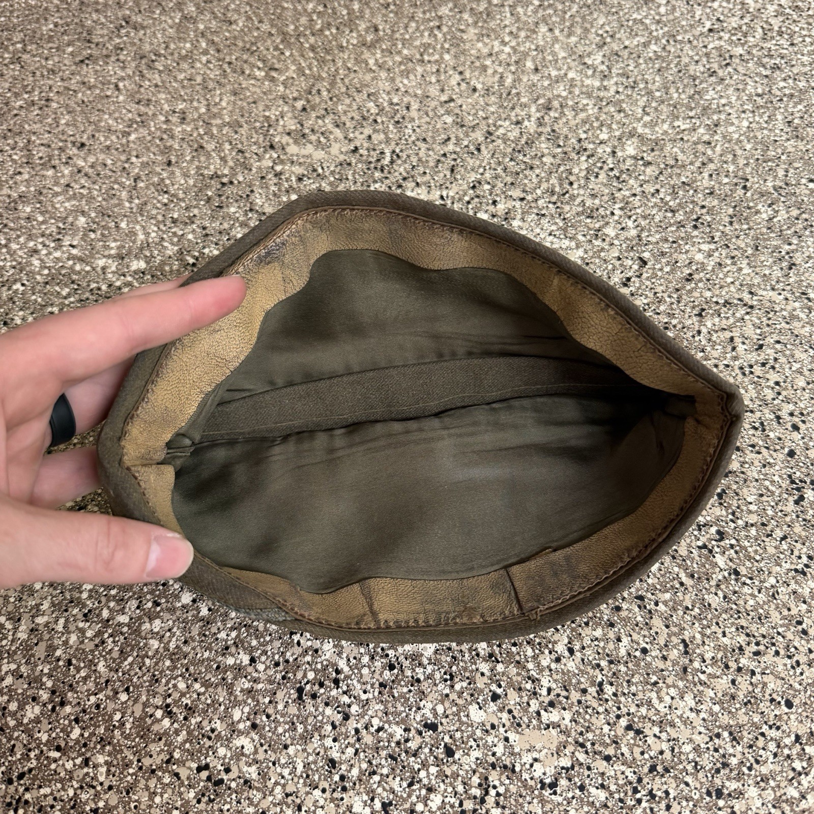 WW2 US Military Overseas Garrison Side Cap Army Infantry Blue