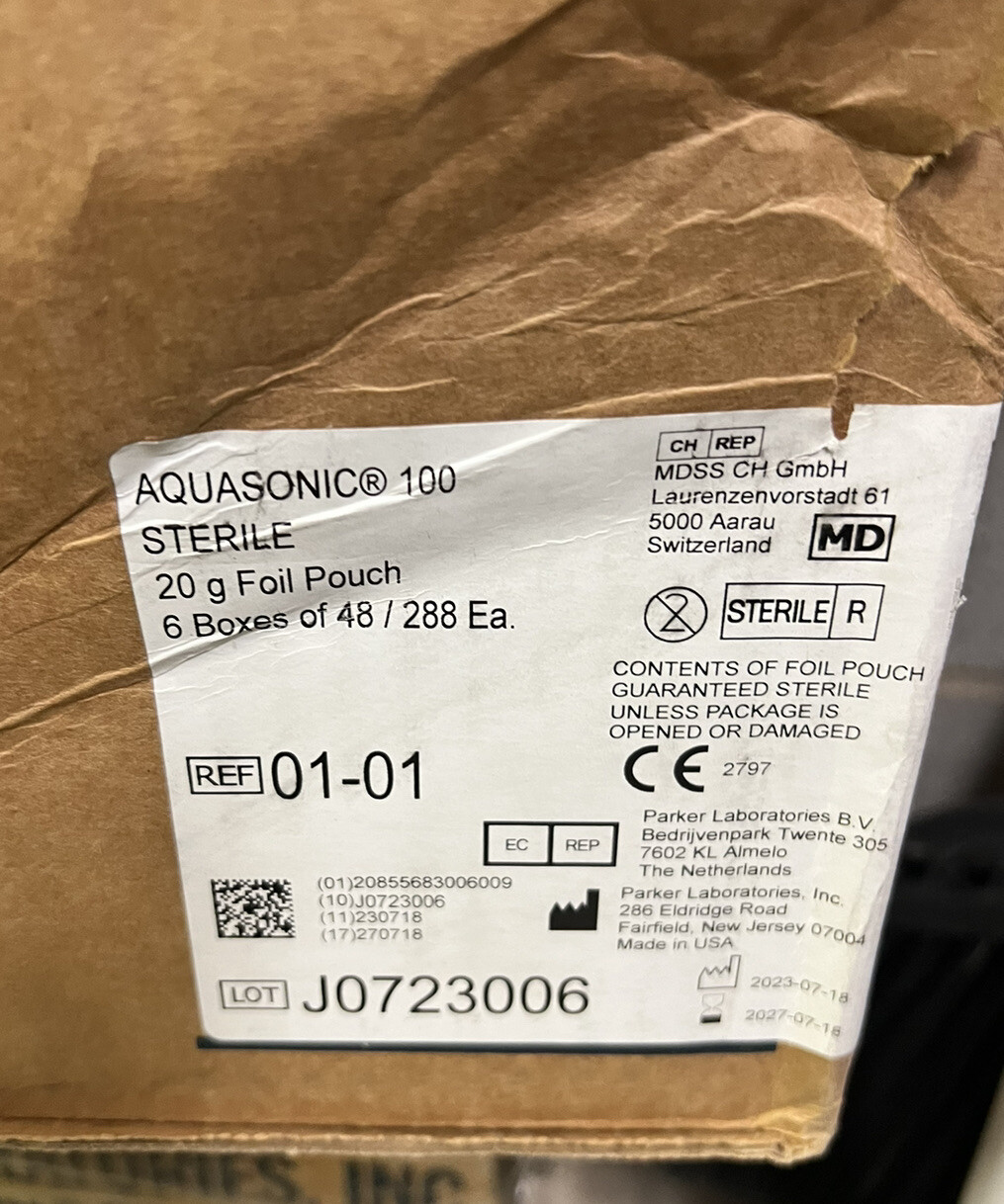 Aquasonic Ultrasound Transmission Gel Packs, 48 Foil Packs