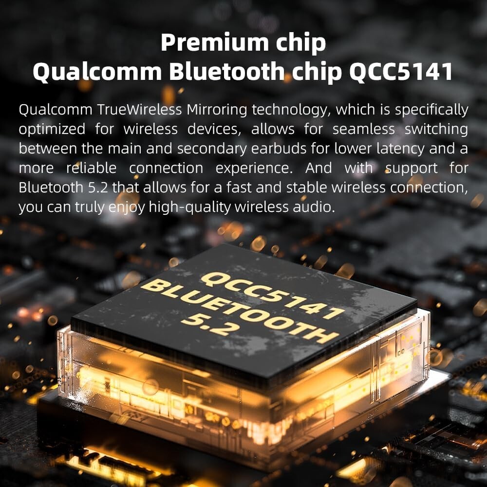 FiiO UTWS5 2025 True Wireless Bluetooth Earbuds Hook ( MMCX VERSION)