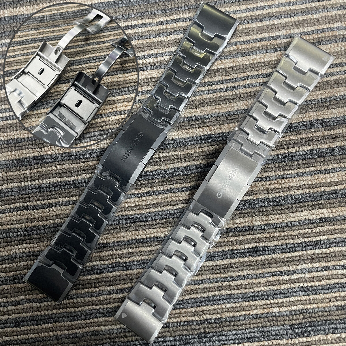 22/26mm Original Titanium Watch Band Strap For Garmin Fenix 8 7 7X 6X 5 Pro Plus