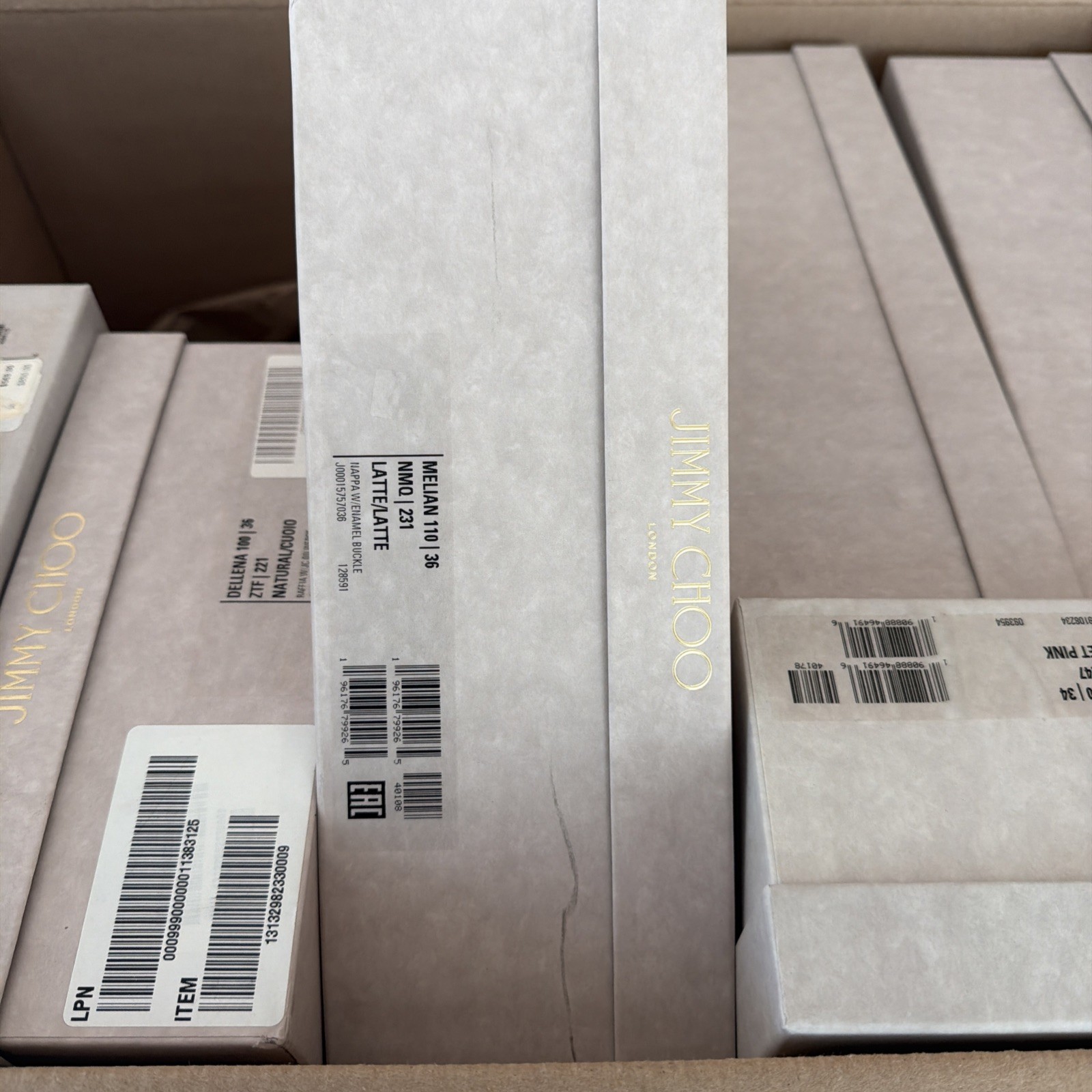 Jimmy Choo Shoes Boxes 6 Assorted Empty Boxes