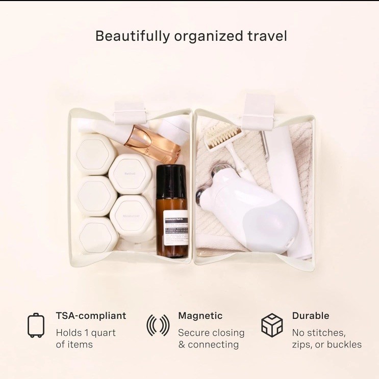 Cadence Medium Magnetic Parcel Holiday Red Merlot NEW Limited Edition NIB