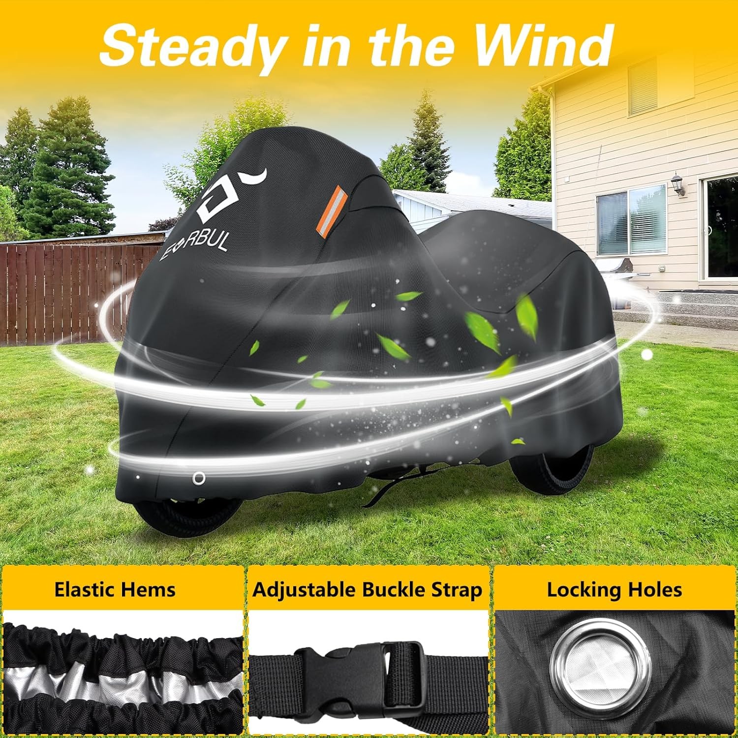 Motorcycle Cover for Trike Models Freewheeler Tri Glide Ultra and CVO Vers us