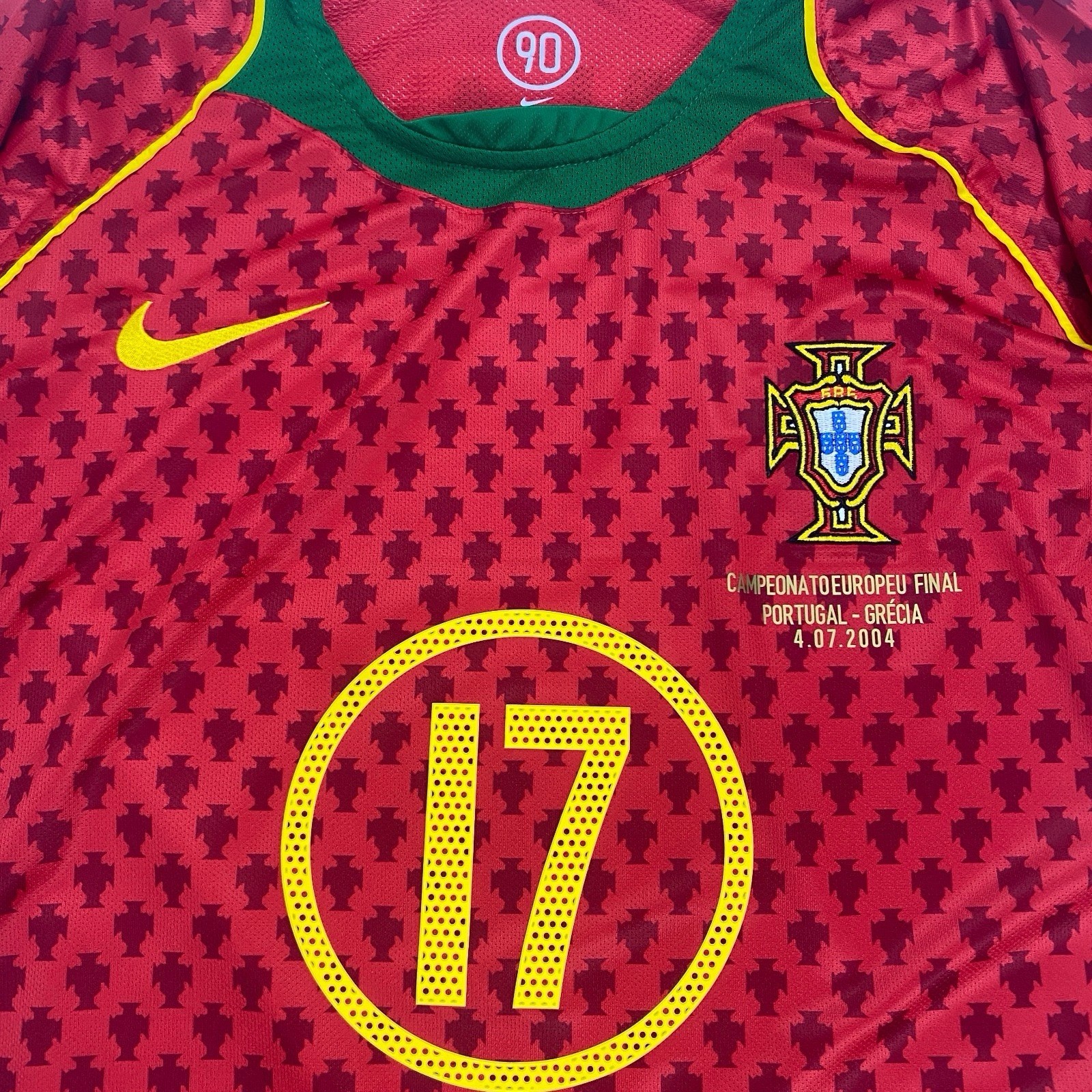 Portugal 04 Home Jersey Short Sleeve – Ronaldo #17