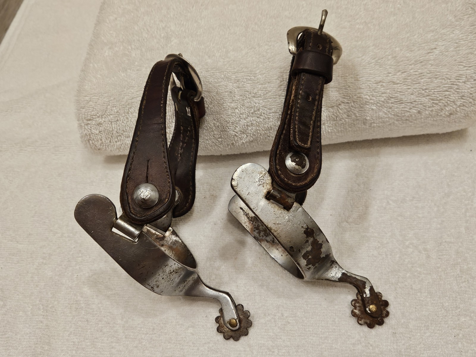 Vintage EF Blanchard No 2 Style Spurs Cowboy Western