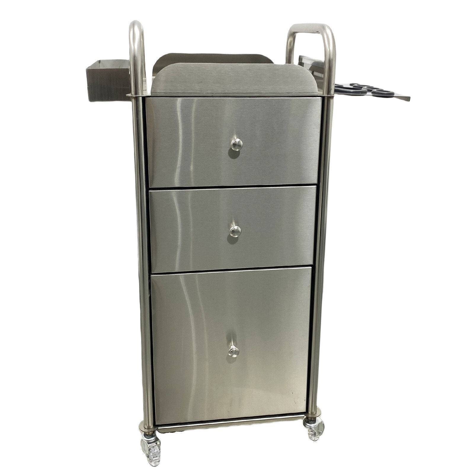 Mobile Cabinet Multi-functional Beauty Salon Hairdressing Cart 3 Drawers