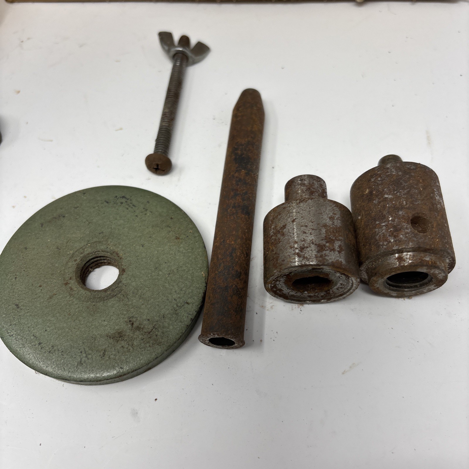 Vtg Handy Junior Button Press Machine Handy Button Co. Chicago USA Works