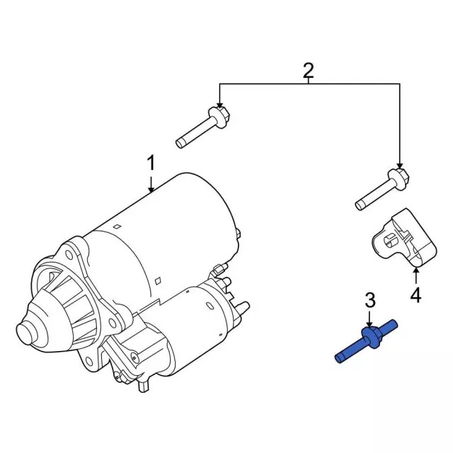 Genuine Starter Stud W704941-S437M
