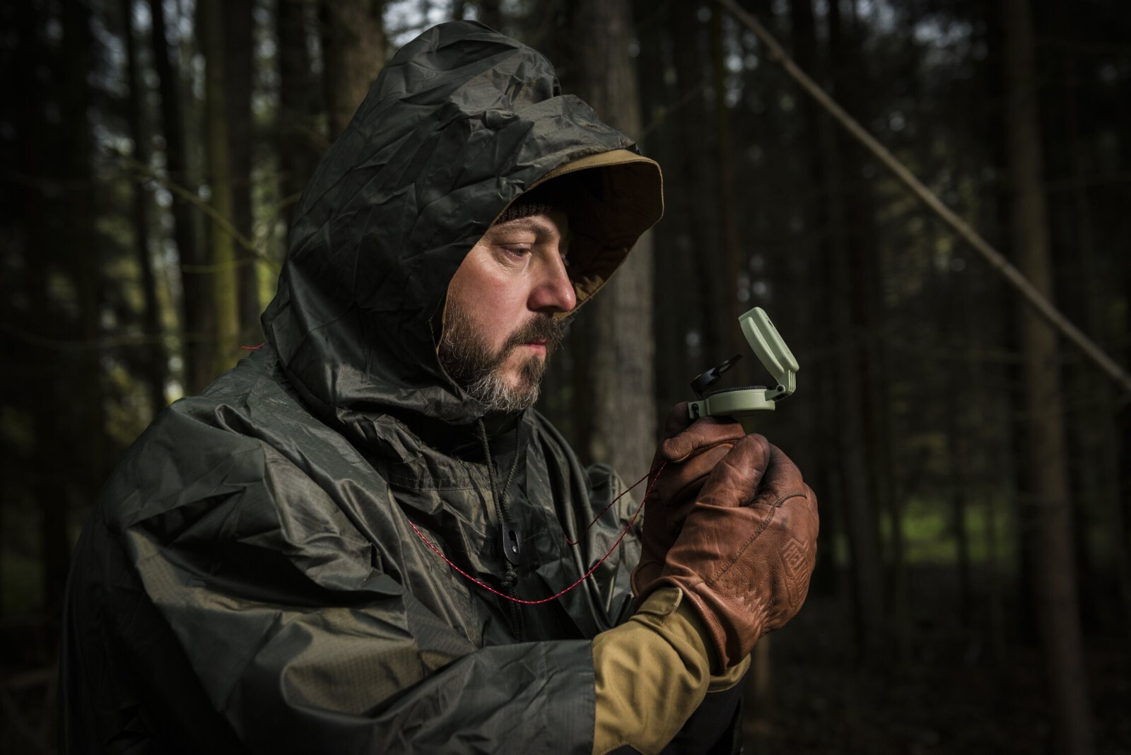 HELIKON-TEX PONCHO U.S. Army WATERPROOF Rain Jacket Survival TARP Military