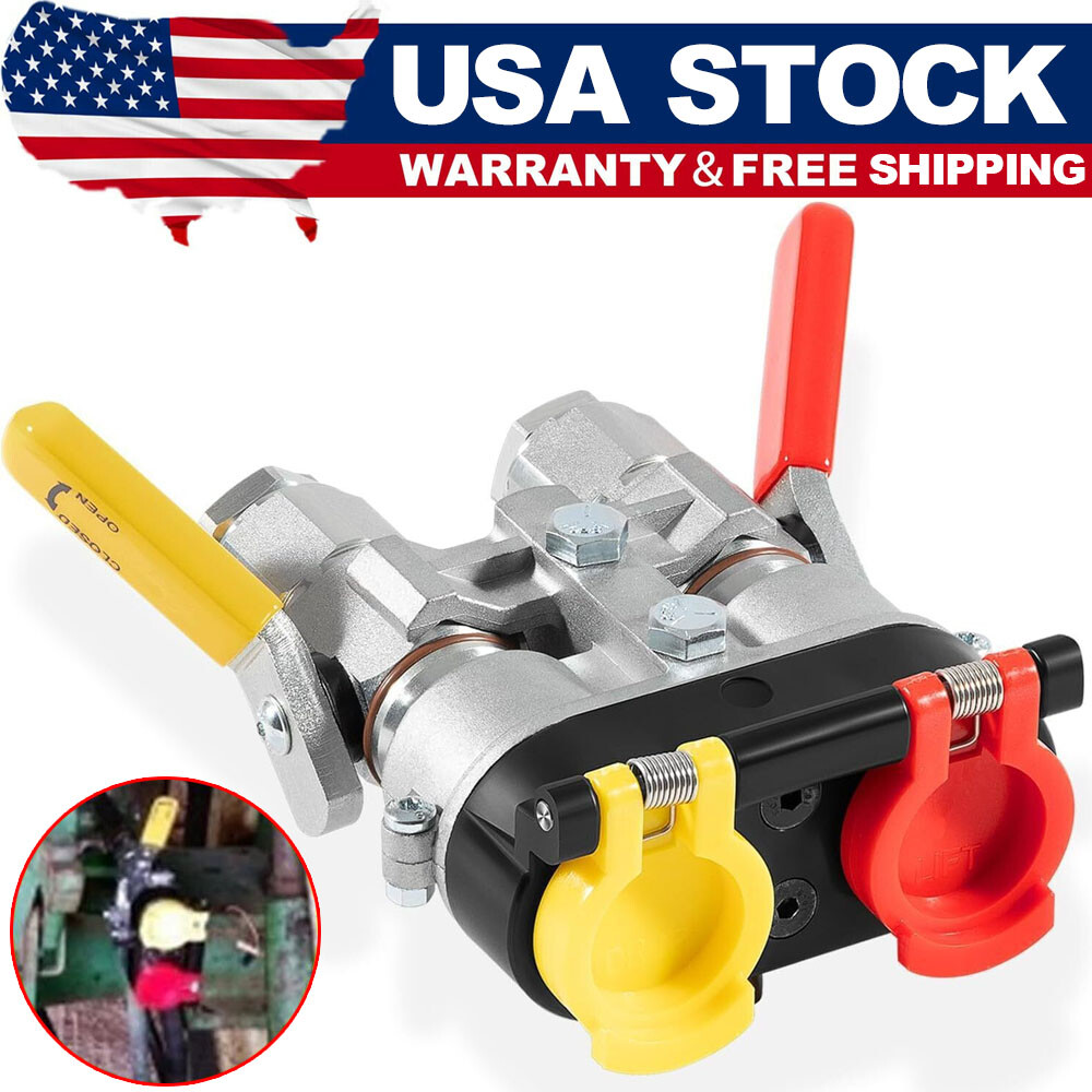 For Pioneer 9500-4 Hydraulic Break-Away Coupler Kit Agricultural Tractor Clamp