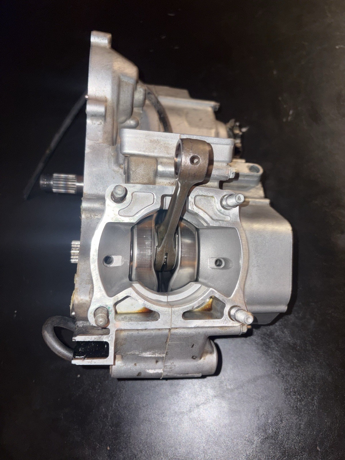 99-02 2002 CR125R CR125 OEM Engine Crankcase Crank Case Bottom End Transmission