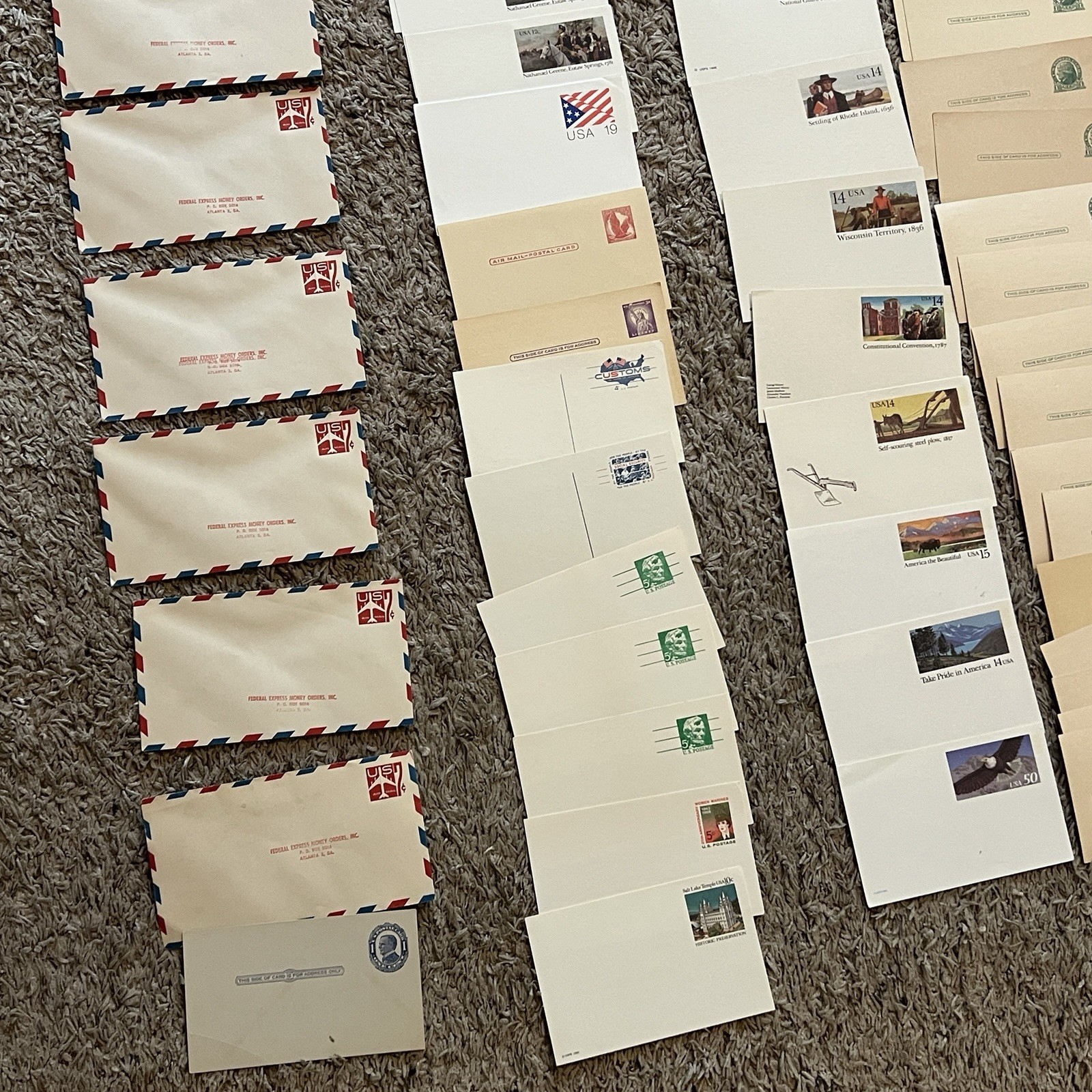 INVESTOR RESELLER BOX LOT OF OVER 200 UNUSED EARLY US POSTAL CARDS AND COVERS