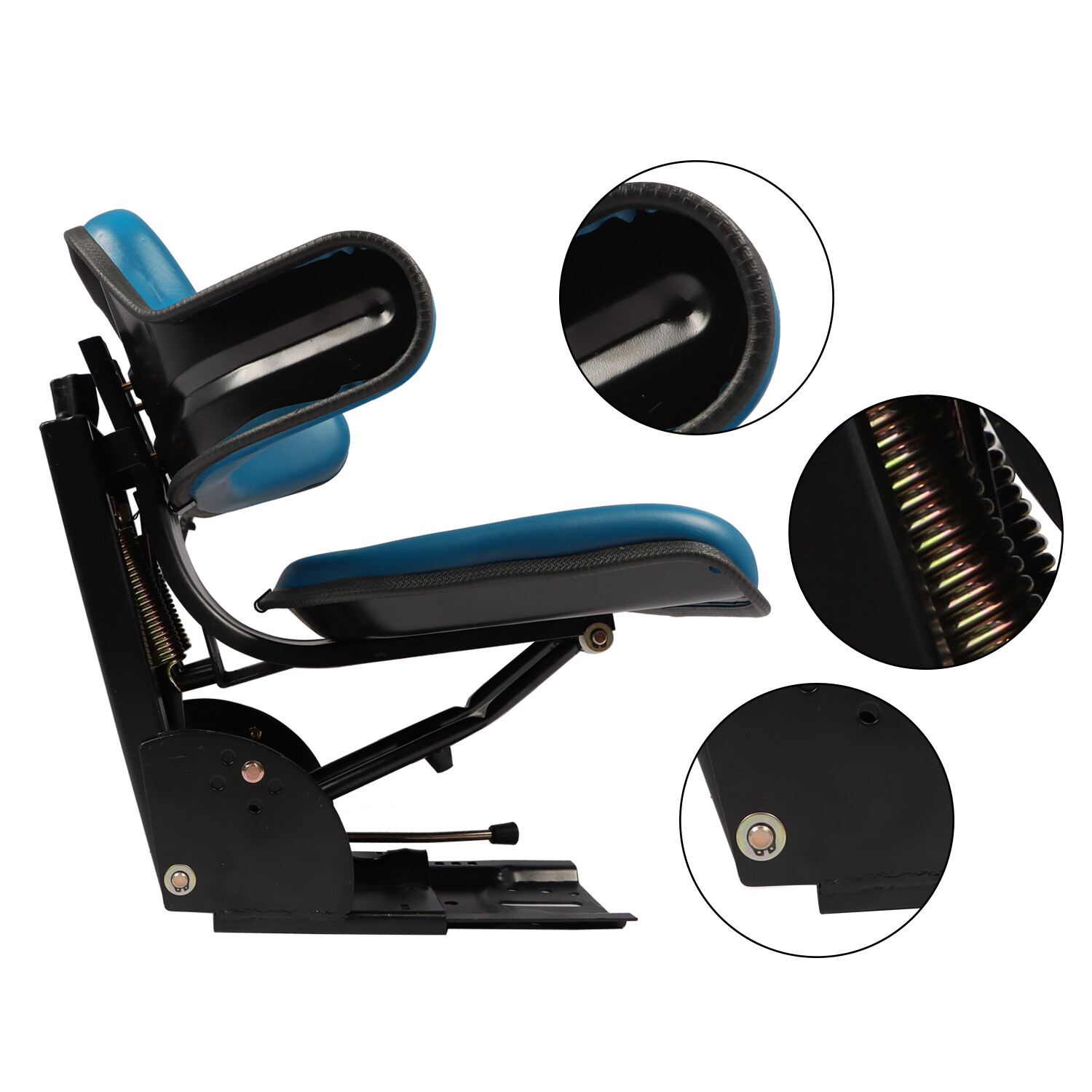 Blue Tractor Suspension Seat Fits For Ford 2000, 2600, 2610 3000 4000 3600 4600