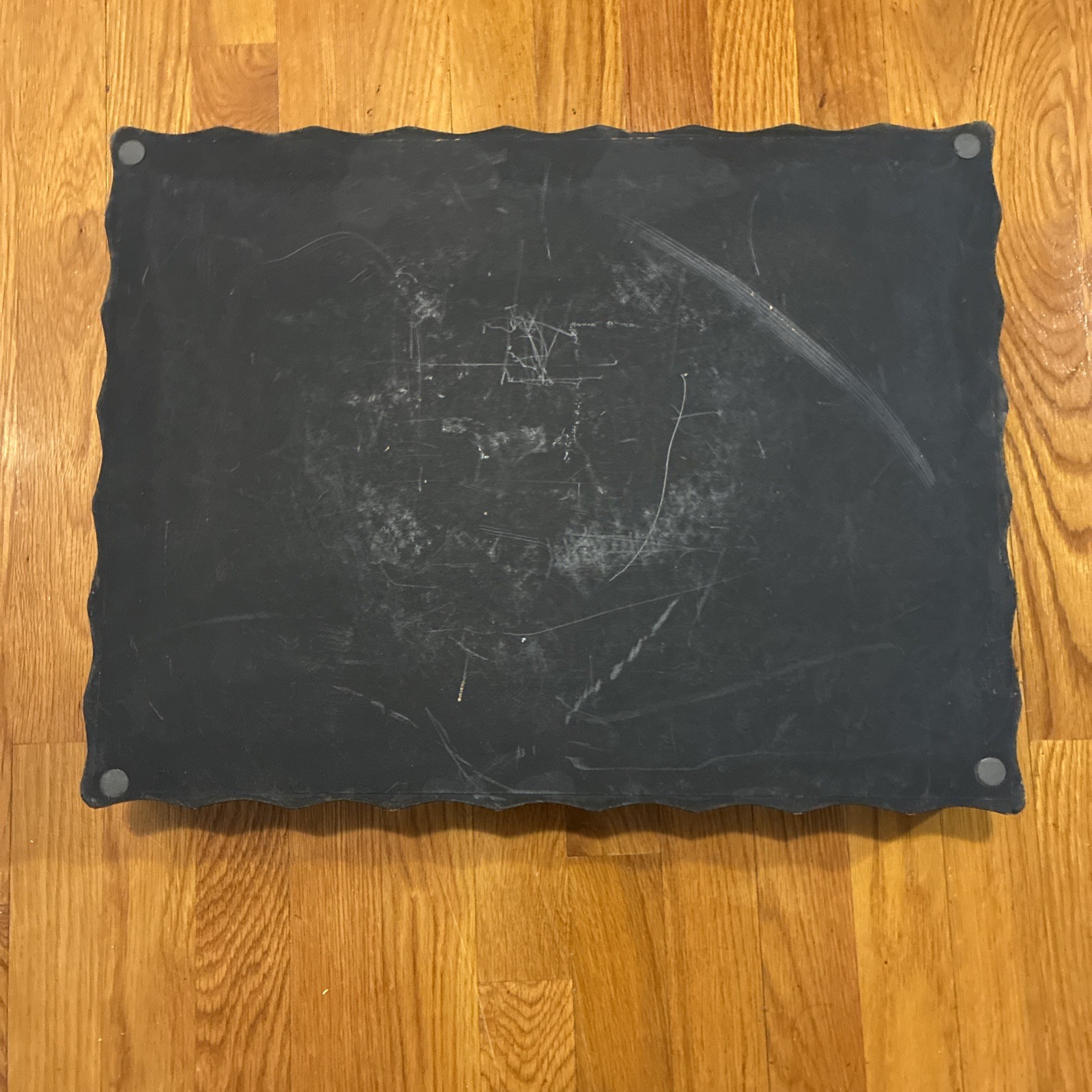 Wood Serving Tray with Handles 20x15 for Serving. Preowned