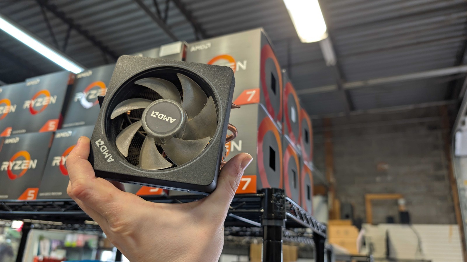 (New) Original OEM AMD Wraith Prism aRGB Stock Copper CPU Cooler Socket AM4 AM5