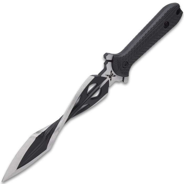 12" M48 Dual Edge Tsunami Cyclone Tactical Fixed Blade Knife*No ship to MA & NJ*