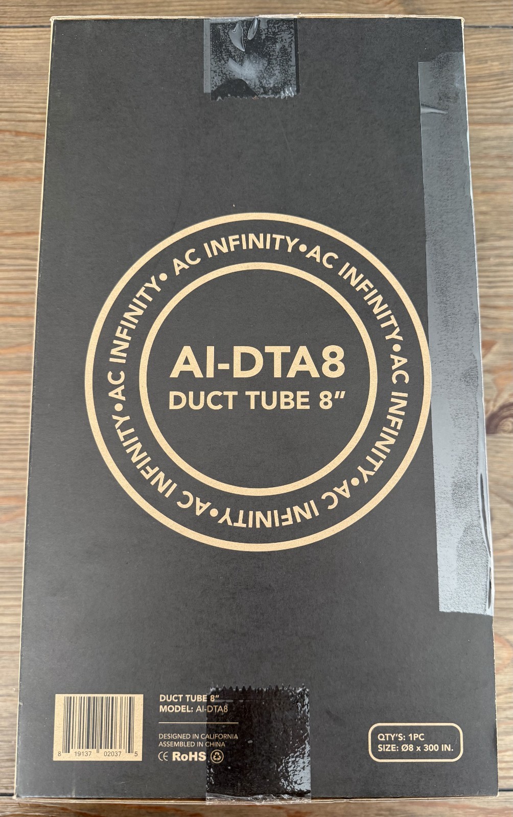 AC Infinity 8" Flexible Four-Layer Ducting - 25ft Length