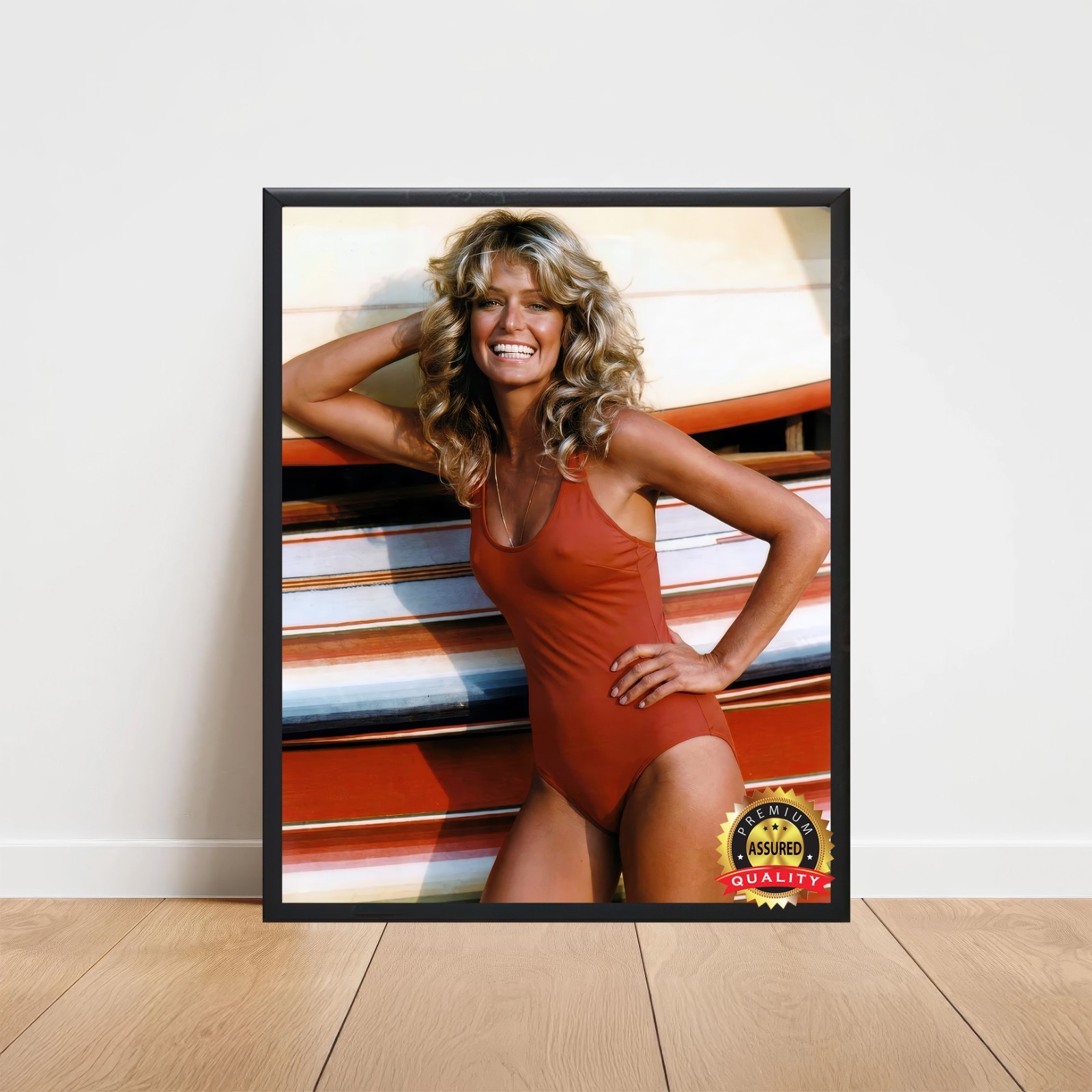 Farrah Fawcett - Vintage - Poster - Rare - Metal Sign 11 x 14